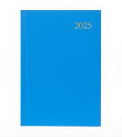 5 Star 2025 A5 Week To View Diary Blue