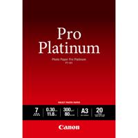 Canon PT-101 Pro A3 Platinum Photo Paper (Pack of 20) 2768B017