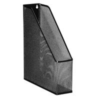 5 Star Office Mesh Magazine Rack Scratch Resistant with Non Marking Rubber Pads A4+ Black