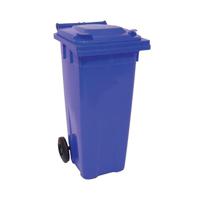 2Work Wheelie Bin 120 Litre Blue 2W10832