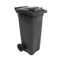2Work Wheelie Bin 140 Litre Grey 2W10839
