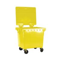 2Work Wheelie Bin 770 Litre Yellow 2W10868
