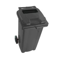 2Work Wheelie Bin Waste Slot Lid 140 Litre Grey 2W10877