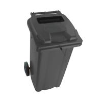 2Work Wheelie Bin Waste Slot Lid 240 Litre Grey 2W10882