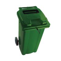 2Work Wheelie Bin Waste Slot Lid 360 Litre Green 2W10885