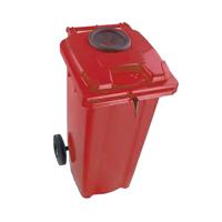 2Work Wheelie Bin 240 Litre with Bottle Bank Aperture and Lock 2W10933