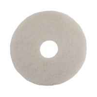 2Work Floor Pad Standard 17 Inch White Pack of 5 2W13500