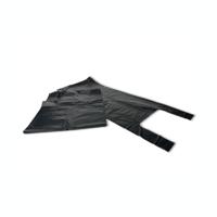 2Work Refuse Sacks Roll Tie Black (Pack of 40) 2W50020