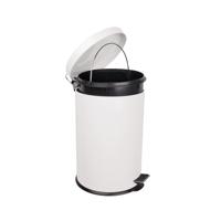 2Work Stainless Steel Pedal Bin 12 Litre 2W50138