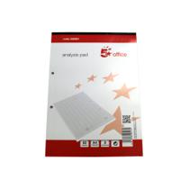 5 Star Office Analysis Pad 8 Cash Column 80 Sheets A4