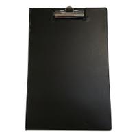 5 Star Office Clipboard Fold Over Executive PVC Finish with Pocket Foolscap Black