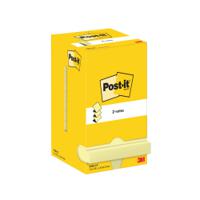 Post-it Z-Notes 76x76mm 100 Sheets Cardboard Packaging Canary Yellow (Pack of 12) R330-CY