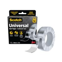 Scotch Universal Gel Tape Double Sided 30mmx3m Clear 7100377908