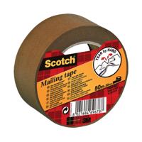 Scotch Paper Mailing Tape 50mmx50m Brown 7100301050