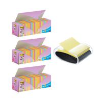 Post-It Super Sticky Z-Notes 76x76mm Energy Colour Cabinet (Pack of 24) Buy 3 + FOC Dispenser