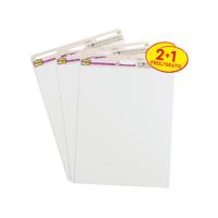 Post-it Super Sticky Meeting Charts 2+1 White Pack of 3 7100408616