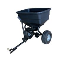 Towable Broadcast Salt Spreader Black 80L 408259