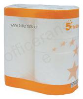 5 Star Facilities Toilet Tissue White 200mm Sheet Per Roll (Pack of 36)