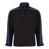 ORN Avocet Softshell Jacket Unisex Black/Purple S 4288.BKPU.S