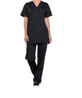 Cherokee Professional V-Neck Scrub Top: Comfortable Medical Workwear for Healthcare Professionals Bl