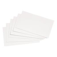 5 Star Office Record Cards Blank 5x3in 127x76mm White (Pack of 100)