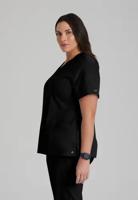 Barco One Pulse Scrub Top: Sustainable, Comfortable Medical Workwear for Healthcare Professionals Bl