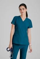 Barco One Pulse Scrub Top: Sustainable, Comfortable Medical Workwear for Healthcare Professionals Ba