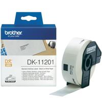 Brother Black on White Paper Standard Address Labels (Pack of 400) DK11201