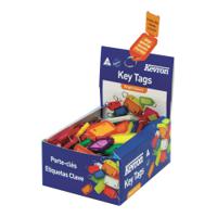 Kevron Plastic Clicktag Key Tag Assorted (100 Pack) ID5AC100