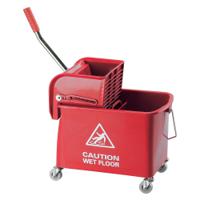 Mobile Mop Bucket and Wringer 20 Litre Red 101248 RD