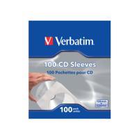 Verbatim CD/DVD Sleeves Paper (100 Pack) 49976