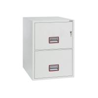 Phoenix World Class 2 Drawer Vertical Fire Rated Filing Cabinet Key Lock FS2252K