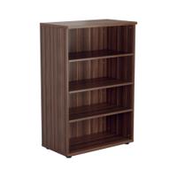 Jemini Wooden Bookcase 800x450x1600mm Dark Walnut KF810506