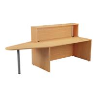 Jemini Reception Unit with Extension 1400x800x740mm Nova Oak KF816295