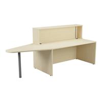 Jemini Reception Unit with Extension 1600x800x740mm Maple KF818351