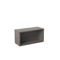 Jemini Reception Modular Straight Riser Unit 800x315x400mm Grey Oak KF71543