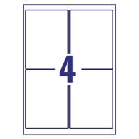 Avery Inkjet Labels 139x99.1mm 4 Per Sheet White (Pack of 400) J8169-100