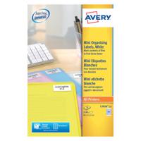 Avery Laser Labels 46x11.11mm 84 Per Sheet White(Pack of 2100)L7656-25