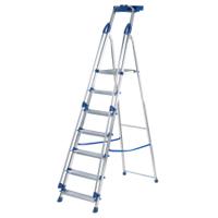 Werner Blue Seal Stepladder 7 Tread Professional Aluminium 7050718