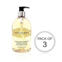 Baylis & Harding Mandarin/Grapefruit Wash 500ml (3 Pack) 604242