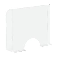 Exacompta Sneeze Guard Cashier Protection Stand 95x68cm 80058D