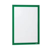 Durable Duraframe Self Adhesive Frame A4 Green (Pack of 2) 487205