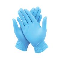 Powder Free Latex Free Nitrile Gloves Blue Small Pack of 100 WX07355