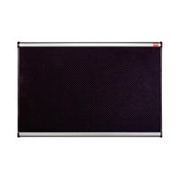 Nobo Prestige Foam Noticeboard Aluminium Frame 900 x 600mm Black QBPF9060