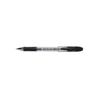 5 Star Elite Rubber Grip Ball Pen Medium 1mm Tip 0.5mm Line Black (Pack of 12)