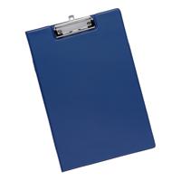 5 Star Office Fold-over Clipboard with Front Pocket Foolscap Blue