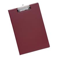 5 Star Office Fold-over Clipboard with Front Pocket Foolscap Red