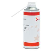 5 Star Office Spray Duster Can HFC Free Compressed Gas Flammable 400ml