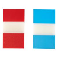 5 Star Index Flags 50 x2 25mm Red/Blue 934198