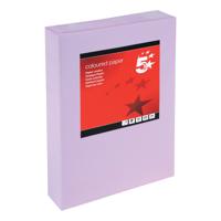 5 Star Office Copier Paper Multifunctional 80gsm A4 Medium Violet Ream-Wrapped (Pack of 500)